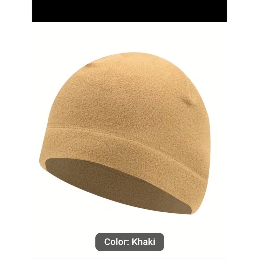 Classic Men's Fleece Beanie - Tan